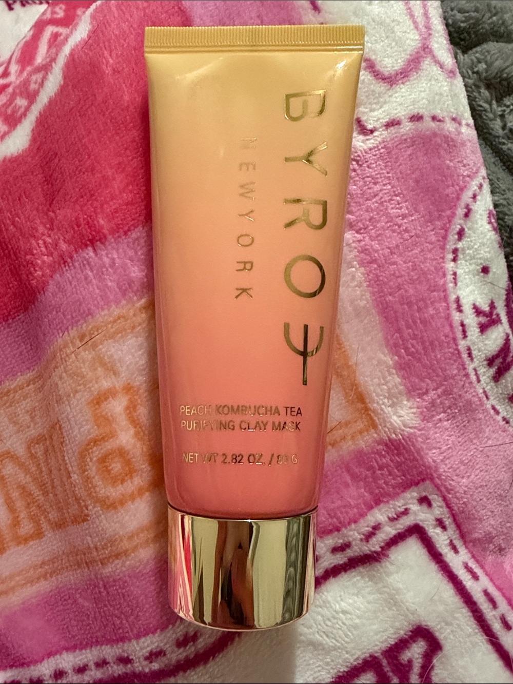 BYROE Peach Kombucha Purifying Clay Mask BNWB